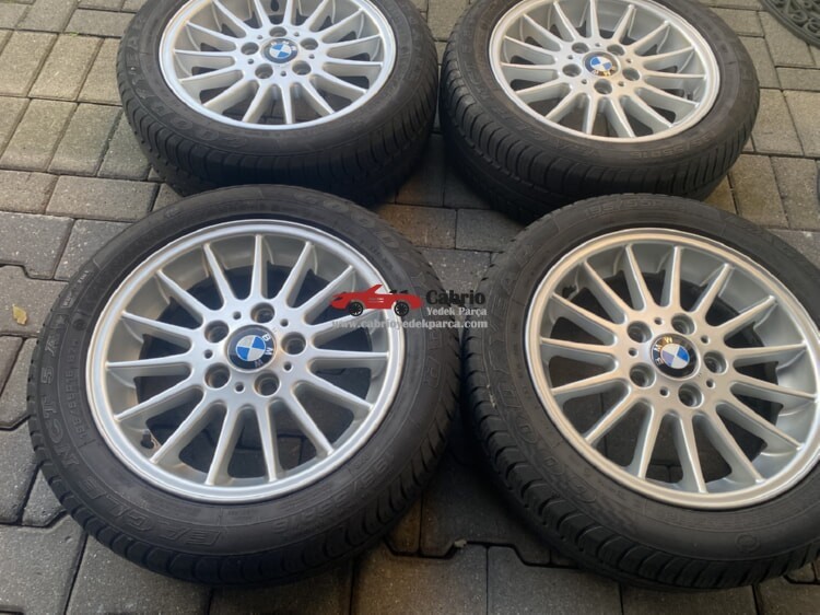 BMW STYLİNG 32 6X16 6763396 JANT LASTİK TAKIMI ÇIKMA TERTEMİZ ORJİNAL 