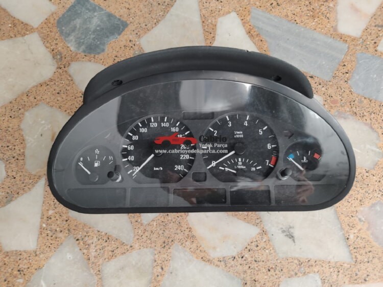BMW E46 UYUMLU ORJİNAL GÖSTERGE SAATİ 0263639248 ÇIKMA TEMİZ