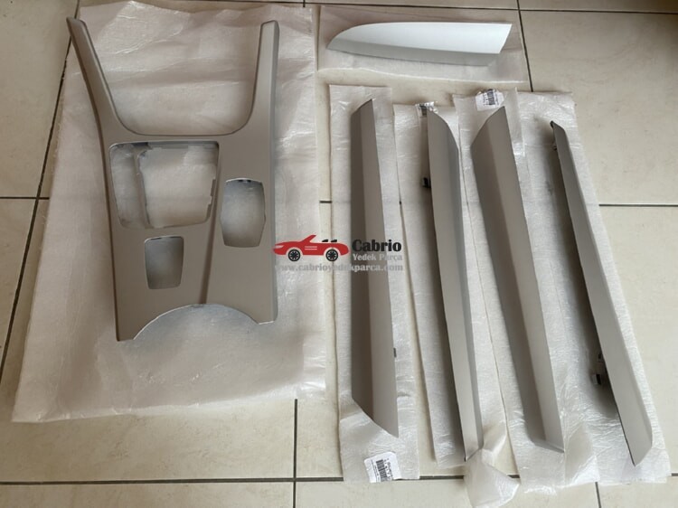 BMW X3 F25 F26 X6 MODELLERE UYUMLU MAT GRİ ORJİNAL TRİM SETİ ÇIKMA TEMİZ 6 PARÇA