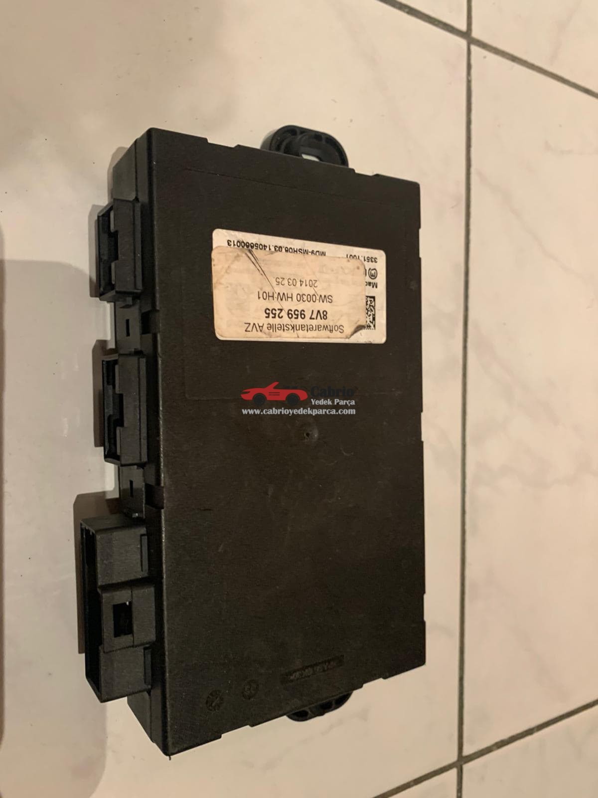 AUDİ A3 CABRİO YENİ KASA UYUMLU 8V7959255 TENTE BEYNİ ORJİNAL ÇIKMA TEMİZ 