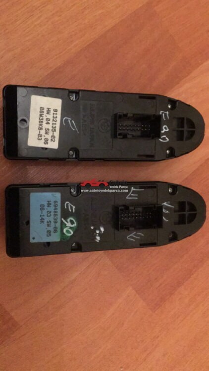 BMW E90 CAM KONTROL DÜĞMESİ AYNA KATLAMASIZ ORJİNAL ÇIKMA 