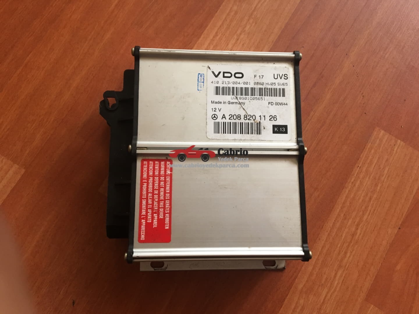 MERCEDES CLK W208 CABRİO UYUMLU 2088201126 TENTE BEYNİ ORJİNAL