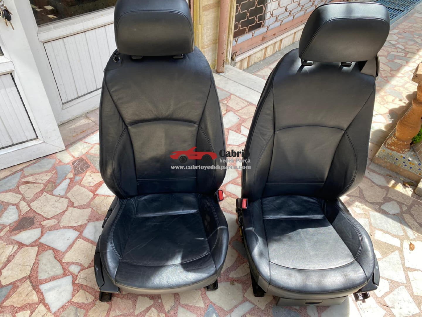 BMW Z4 E85 UYUMLU ORJİNAL ISITMALI SİYAH DERİ KOLTUK