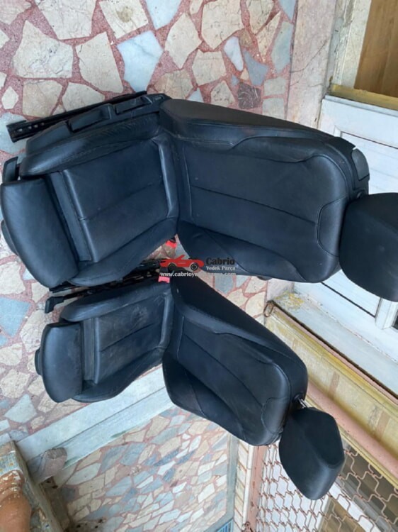 BMW F22 F23 F33 UYUMLU BEL ŞİŞİRMELİ SİYAH ORJİNAL SAĞ SOL DERİ KOLTUK