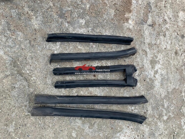 CHRYSLER SEBRİNG CABRİO UYUMLU TENTE FİTİLİ ORJİNAL TEMİZ ÇIKMA TOPLAM 6 PARÇA 