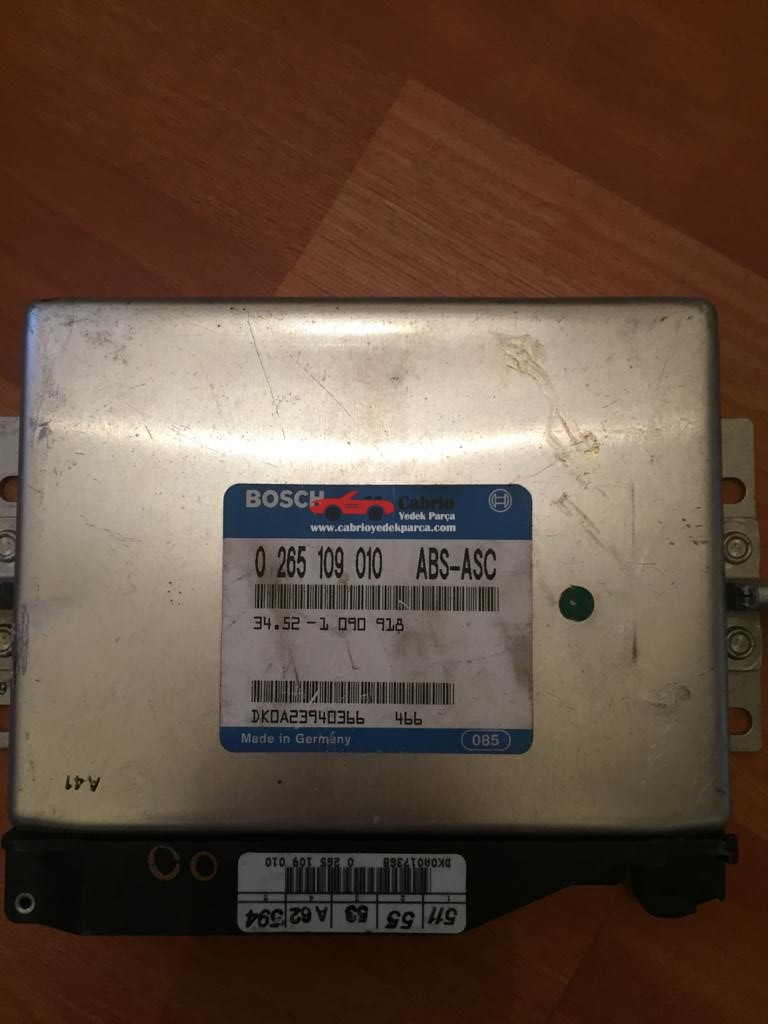 BMW ABS ASC ŞANZIMAN BEYİN E34 540İ 530İ 525İ M50 M60 V8 MOTORA UYUMLU BOSCH 0265109010 ORJİNAL ÇIKMA 