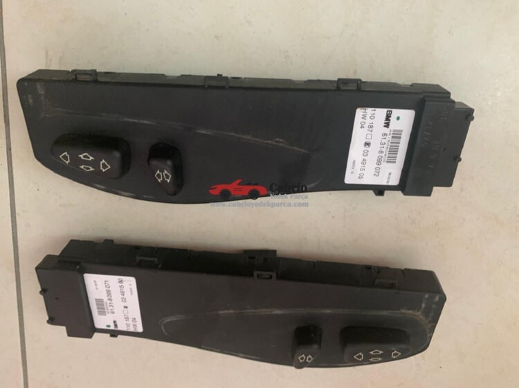 BMW E46 E53 E83 RANGE ROWER UYUMLU ELEKTRİKLİ KOLTUK DÜĞMESİ 8099071 ORJİNAL ÇIKMA 