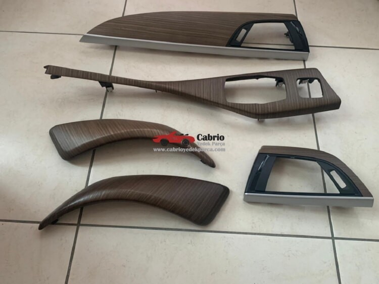BMW F20 F21 F22 F23 F87 MODELLERE UYUMLU FİNELİNE ÖZEL KABARTMALI MAUN MODELİ ORJİNAL TRİM SETİ 5 PARÇA TEMİZ ÇIKMA YAN SANAYİ YAPMA ÇÖPLERLE KARIŞTIRMAYIN