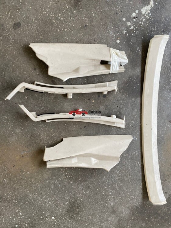 MERCEDES SLK R170 CABRİO UYUMLU ORJİNAL HARDTOP İÇ DÖŞEME BAKALİTLERİ ÇIKMA TEMİZ 