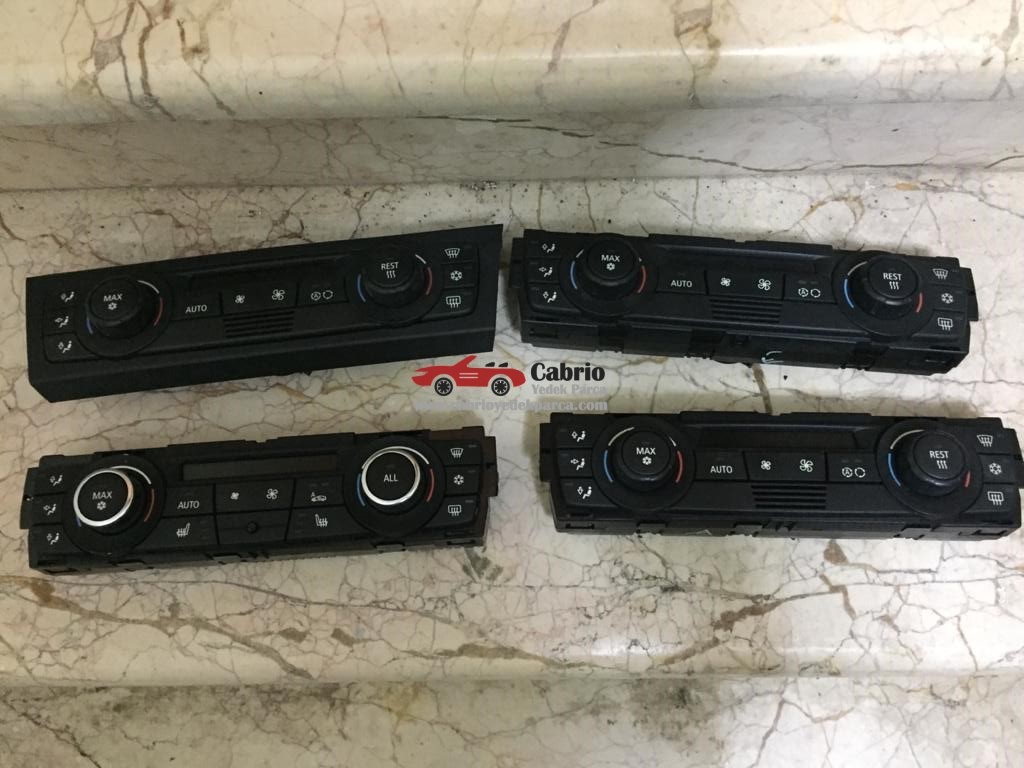 BMW E82 E88 E87 E90 E92 E93 UYUMLU ORJİNAL DİJİTAL KLİMA KALORİFER PANELİ ÇIKMA TEMİZ