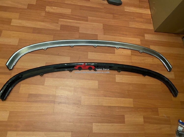 BMW E93 CABRİO UYUMLU ORJİNAL TENTE KAPAĞI ÇITASI CROM VE SİYAH MODELİ ÇIKMA TEMİZ