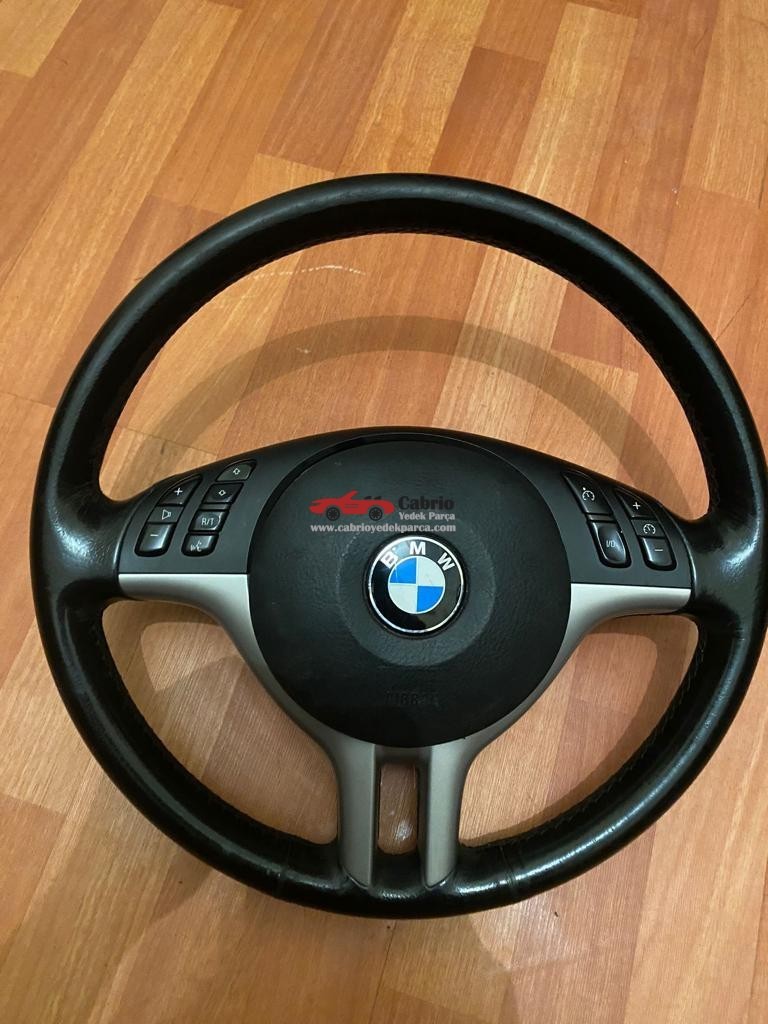 BMW E38 E39 E46 E53 UYUMLU ORJİNAL 3 KOL DİREKSİYON ÇIKMA TEMİZ