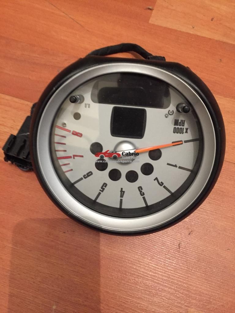 MİNİ COOPER R50 R52 UYUMLU ORJİNAL GÖSTERGE SAATİ ÇIKMA TEMİZ