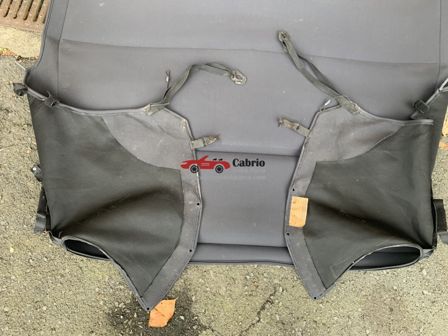 PORSCHE BOXSTER 987 UYUMLU TENTE İÇ BEZİ ORJİNAL SİYAH ÇIKMA TEMİZ HATASIZ