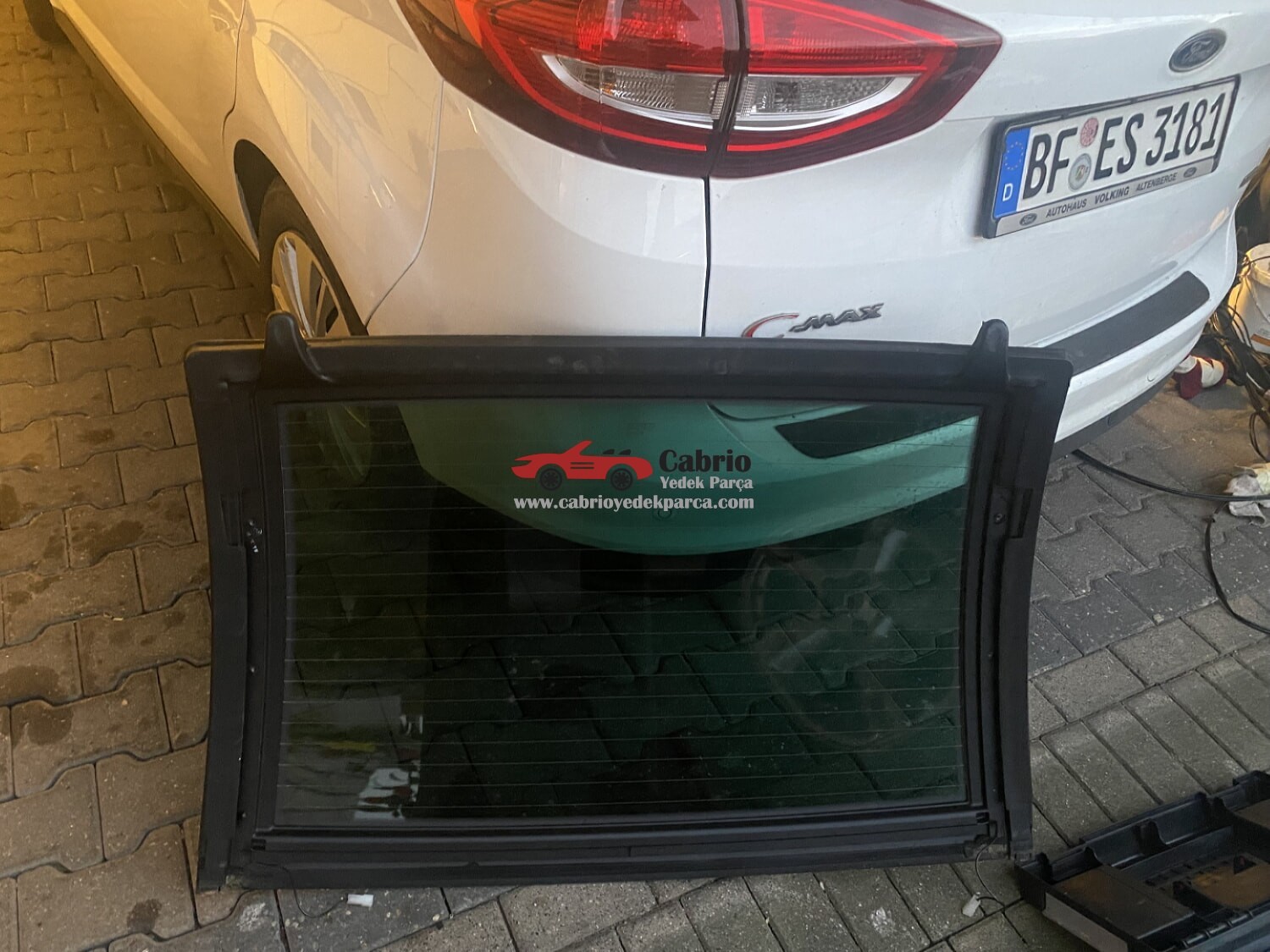 PEUGEOT 308CC CABRİO UYUMLU ORJİNAL HARDTOP ARKA CAMI ÇIKMA TEMİZ