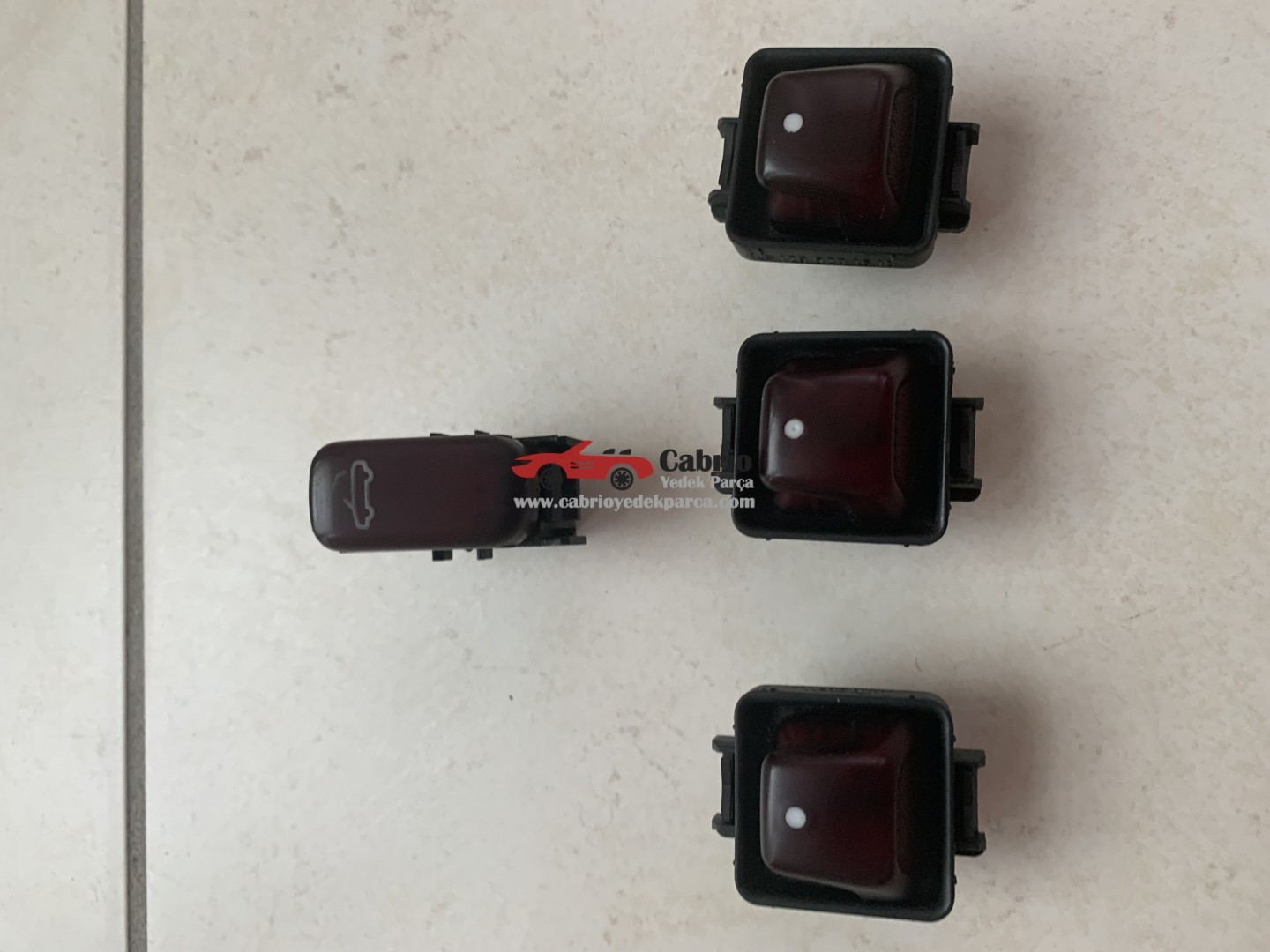 MERCEDES SLK R170 SLK 129 W 124 CABRİO UYUMLU ORJİNAL TENTE DÜĞMESİ ÇIKMA TEMİZ