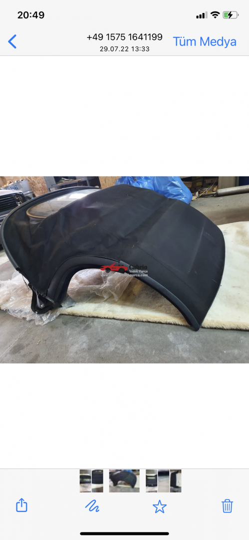 PORSCHE BOXSTER CABRİO 997 UYUMLU ORJİNAL TENTE ÇIKMA TEMİZ ORJİNAL 