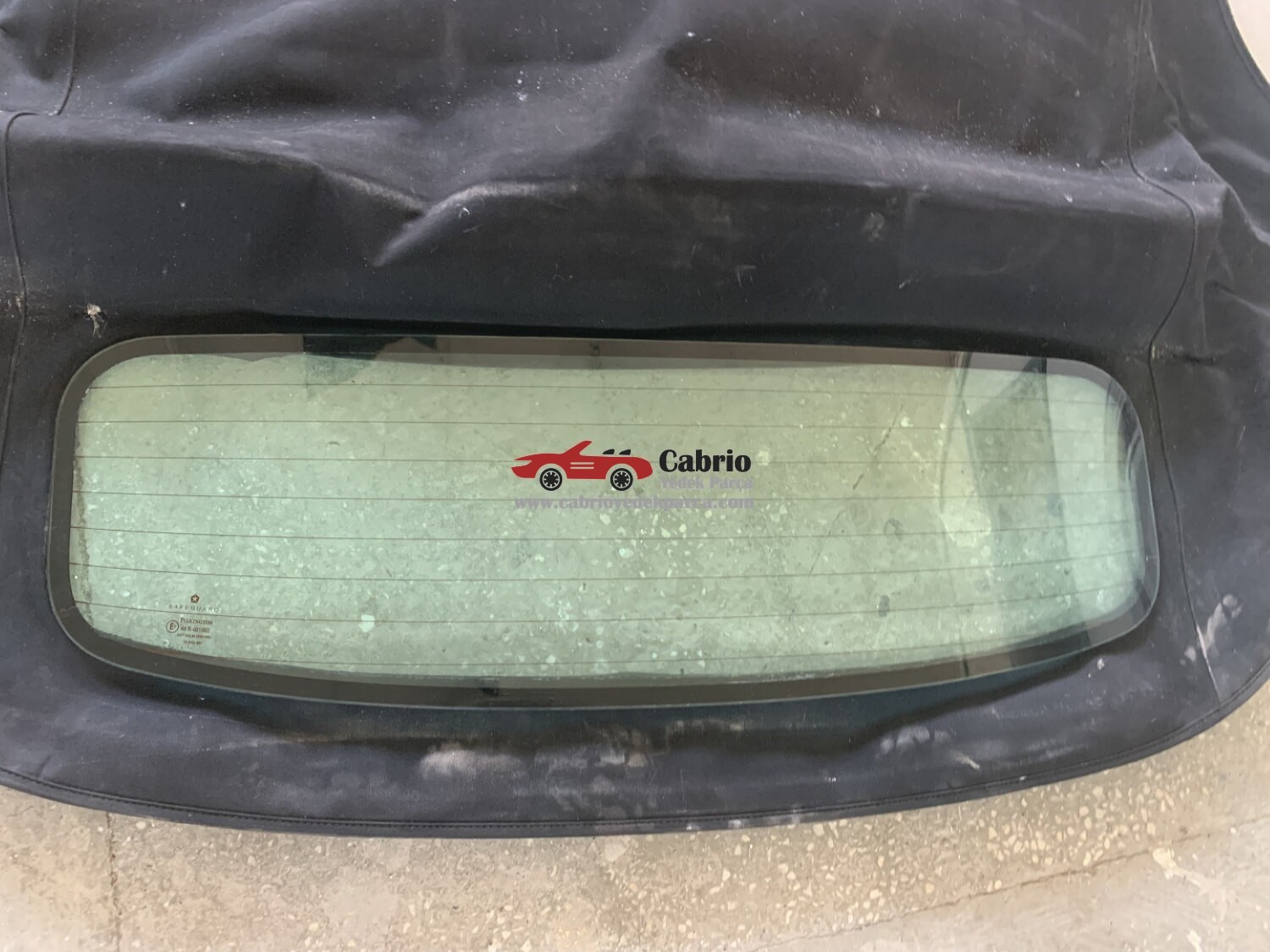 CHRYSLER CROSSFİRE CABRİO UYUMLU ORJİNAL TENTE CAMI ÇIKMA TEMİZ