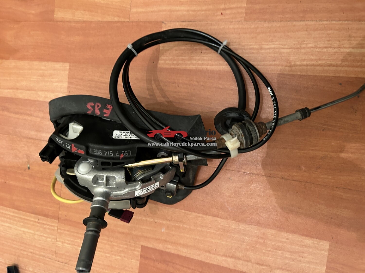 BMW Z4 E85 CABRİO E86 COUPE OTOMATİK STEPTRONİC 7514885 VİTES MEKANİZMASI ÇIKMA ORJİNAL TEMİZ