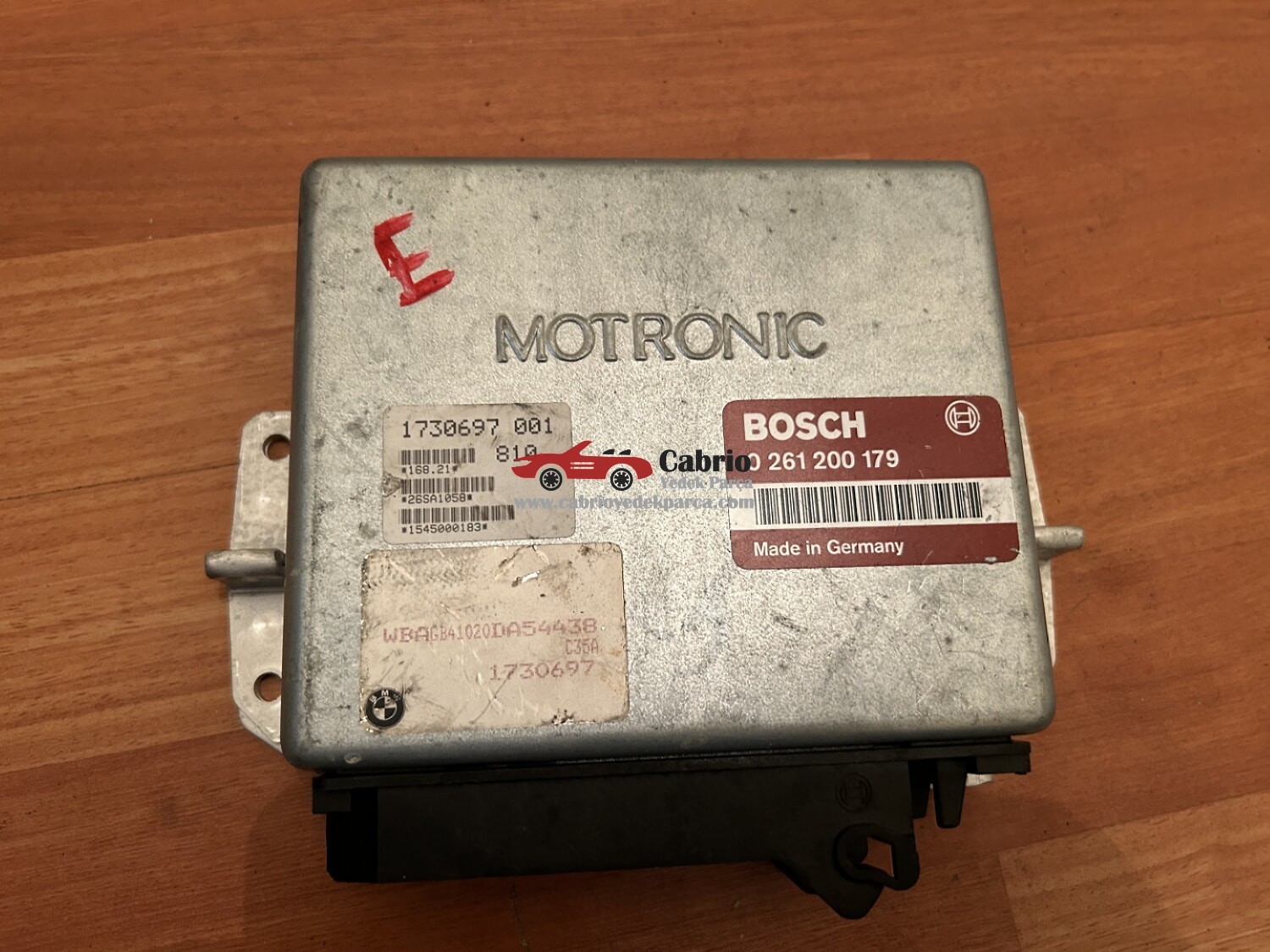 BMW MOTOR BEYNİ E32 E34 E24 735İ 535İ 635CSİ M30 B35 MOTORA UYUMLU BOSCH 0261200179 ORJİNAL ÇIKMA 