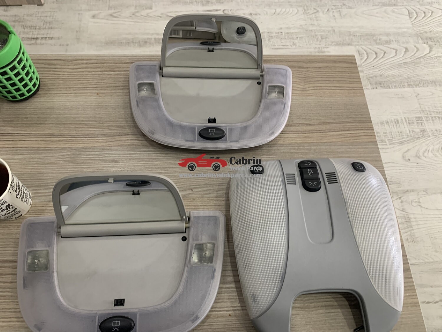 MERCEDES W220 W215 C215 UYUMLU A2208200301 ORJİNAL A2208200101 ÖN HARİTA OKUMALI İÇ LAMBA İÇ AYDINLATMA YAN MAKYAJ AYDINLATMA ÇIKMA TEMİZ