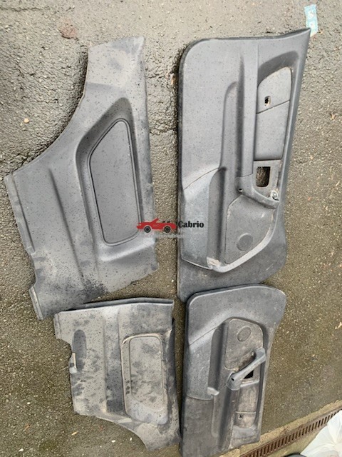 BMW E36 COMPACK UYUMLU ORJİNAL SİYAH DERİ KAPI DÖŞEMESİ TAKIMI ÖN ARKA ÇIKMA TEMİZ HATASIZ 323 Tİ DEN SÖKÜLDÜ M TEKNİCK 