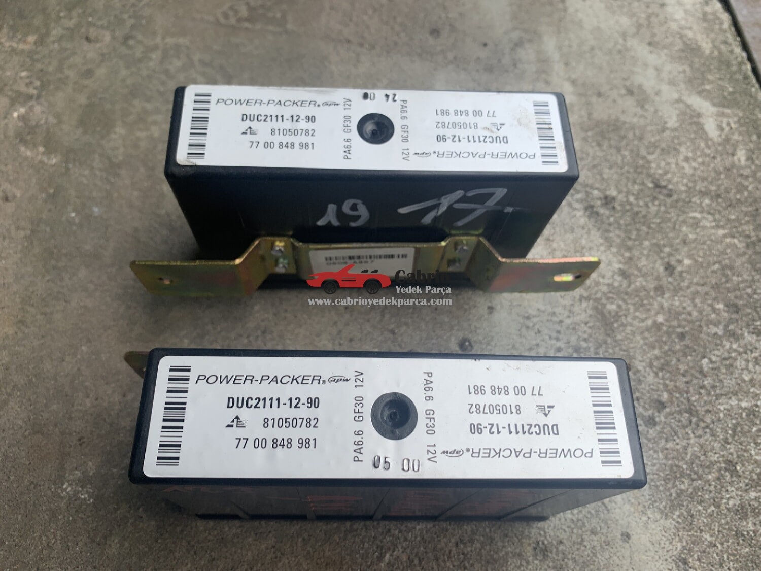 RENAULT MEGANE CABİO UYUMLU TENTE BEYNİ ORJİNAL ÇIKMA TEMİZ