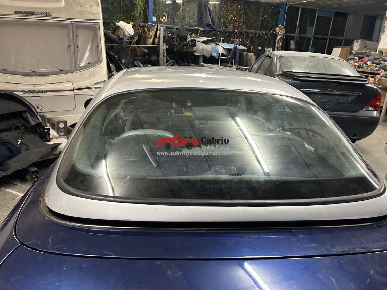 MERCEDES BENZ CLK W208 CABRİO UYUMLU ORJİNAL GRİ RENGİNDE WİESMANN HARDTOP TAKMA AYAKLARIYLA BERABER 