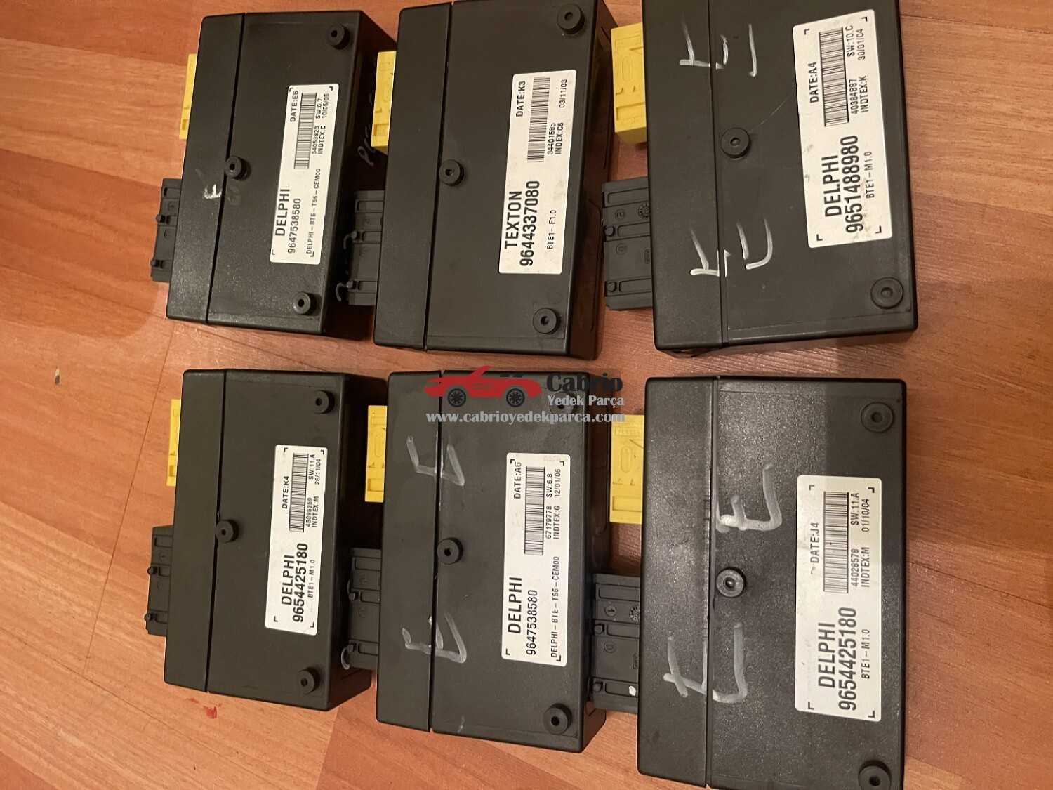 PEUGEOT 307 CC CABRİO UYUMLU 9651488980 TENTE BEYNİ ORJİNAL ÇIKMA TEMİZ