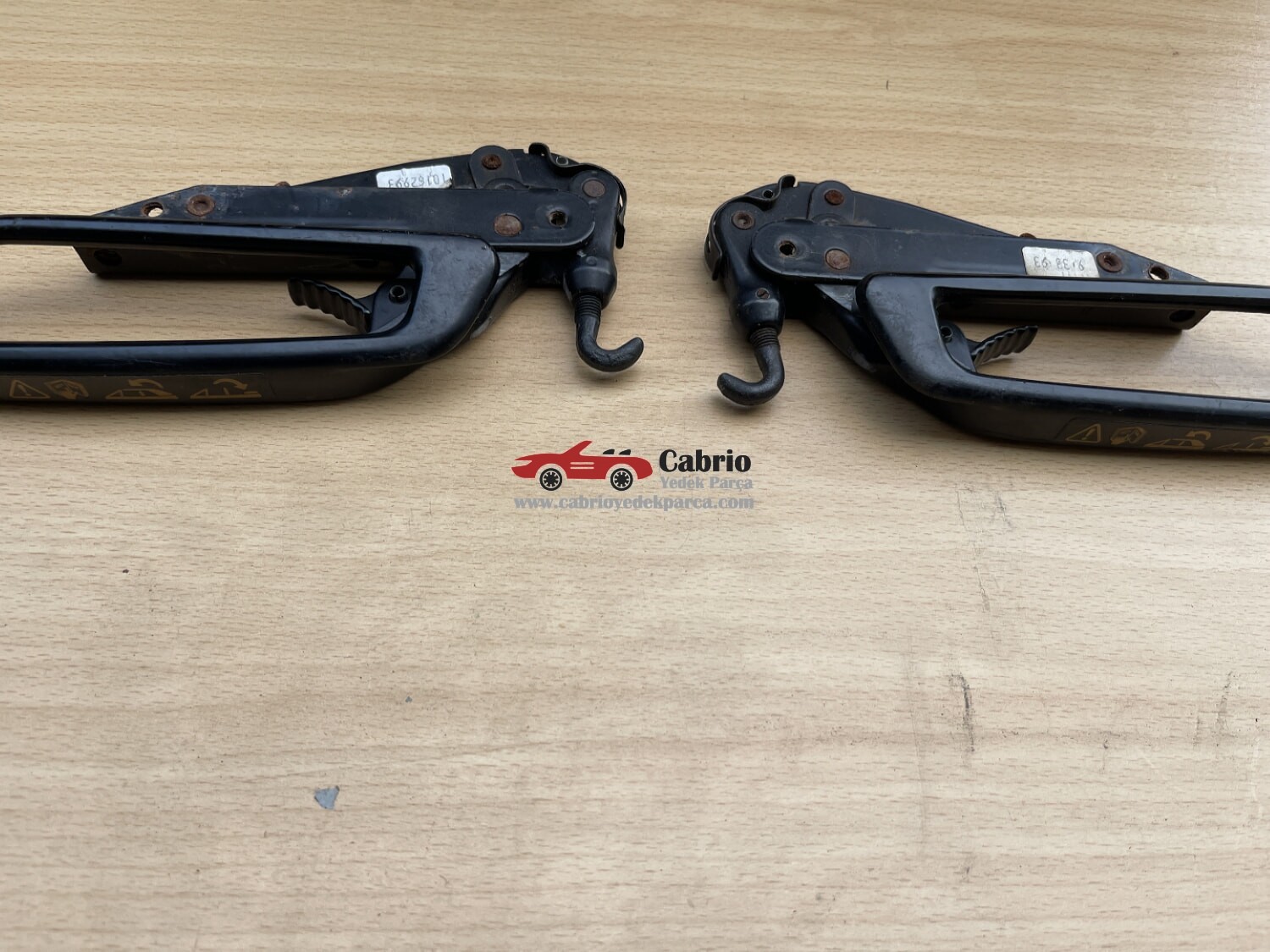 ROVER 214İ 216İ CABRİO UYUMLU TENTE ÖN KİLİTLER SAĞ SOL ORJİNAL ÇIKMA TEMİZ