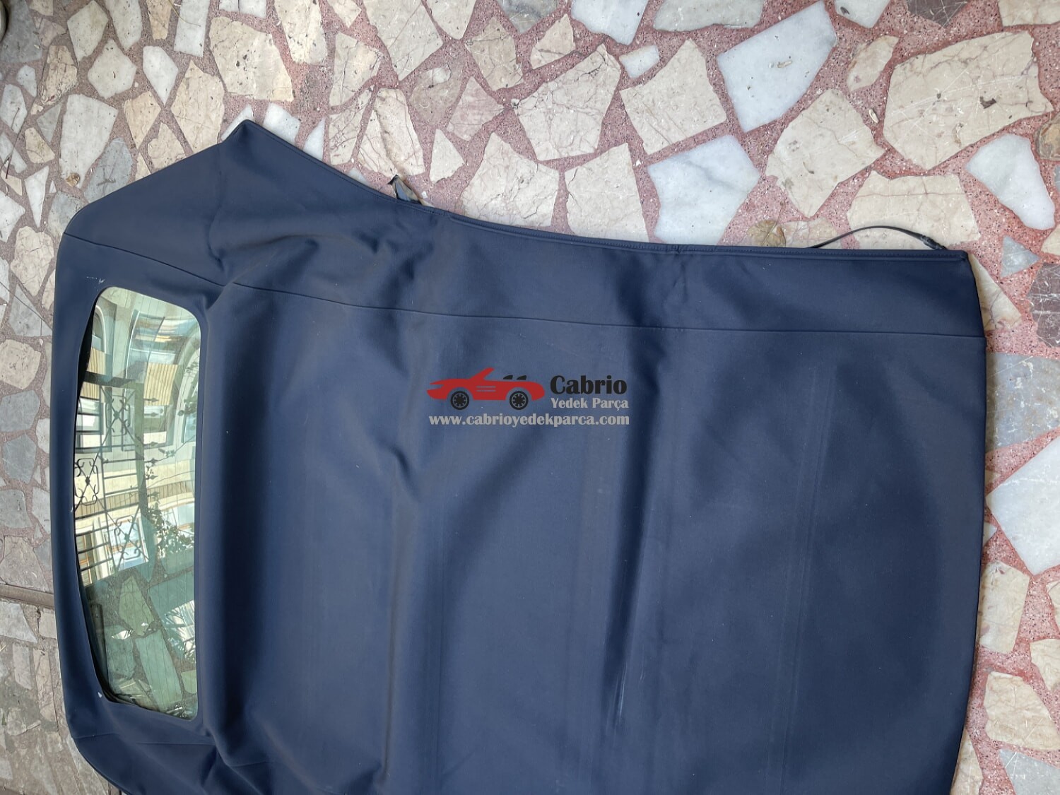 AUDİ CABRİO A4 B7 UYUMLU ORJİNAL TENTE DIŞ BEZİ MAVİ RENK ÇIKMA TEMİZ HATASIZ