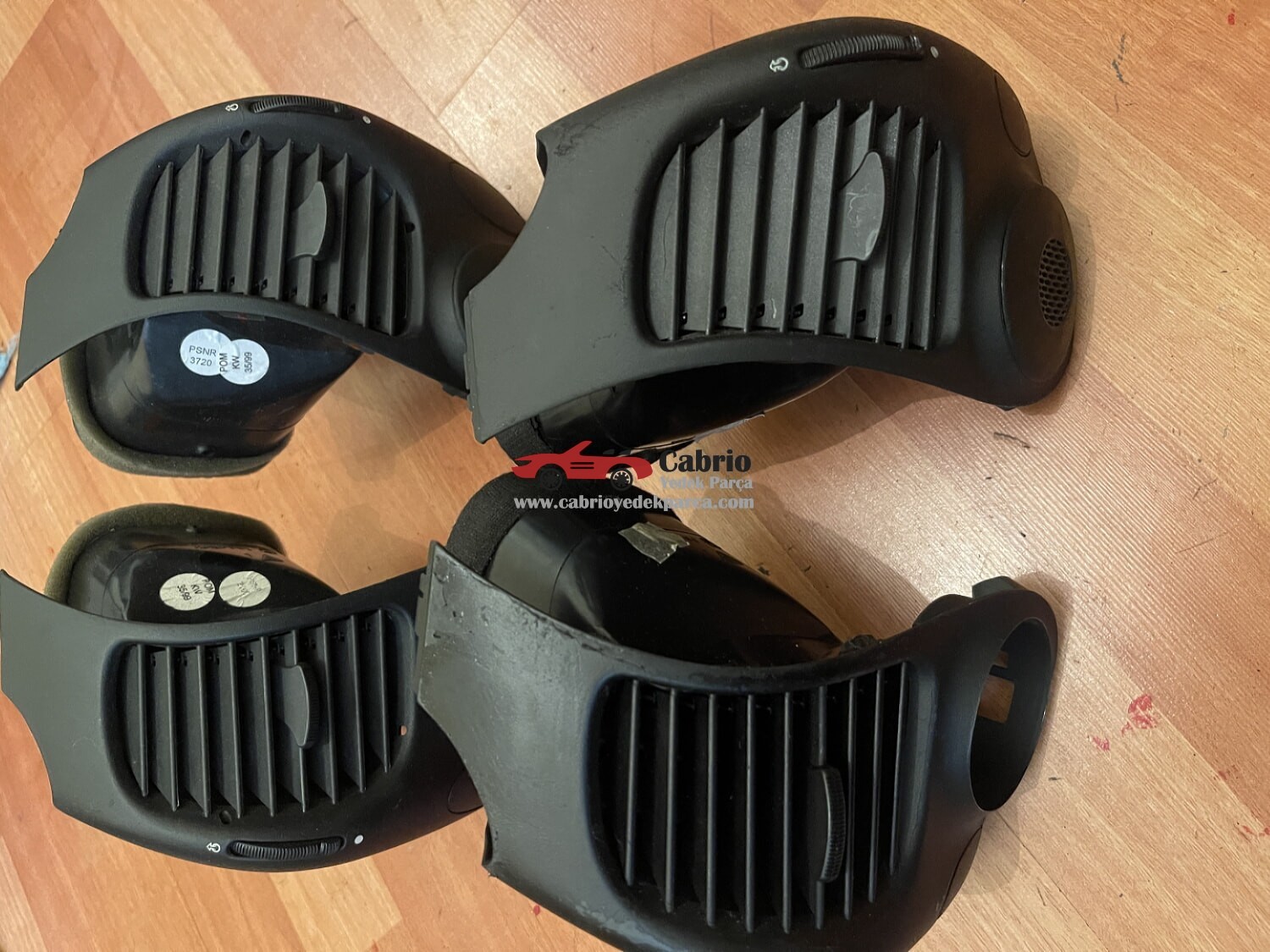 PORSCHE BOXSTER 986 911 996 997 UYUMLU ORJİNAL SİYAH ÇIKMA TEMİZ HATASIZ HAVA KANALI SAĞ SOL TARAF 