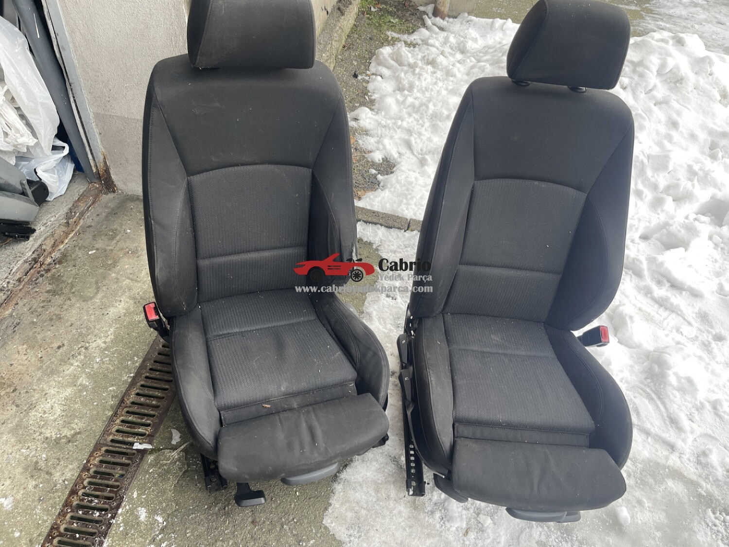 BMW E90 SEDAN UYUMLU RECARO SİYAH KUMAŞ SAĞ SOL ORJİNAL KOLTUK TEMİZ ÇIKMA ORJİNAL ALMANYA 