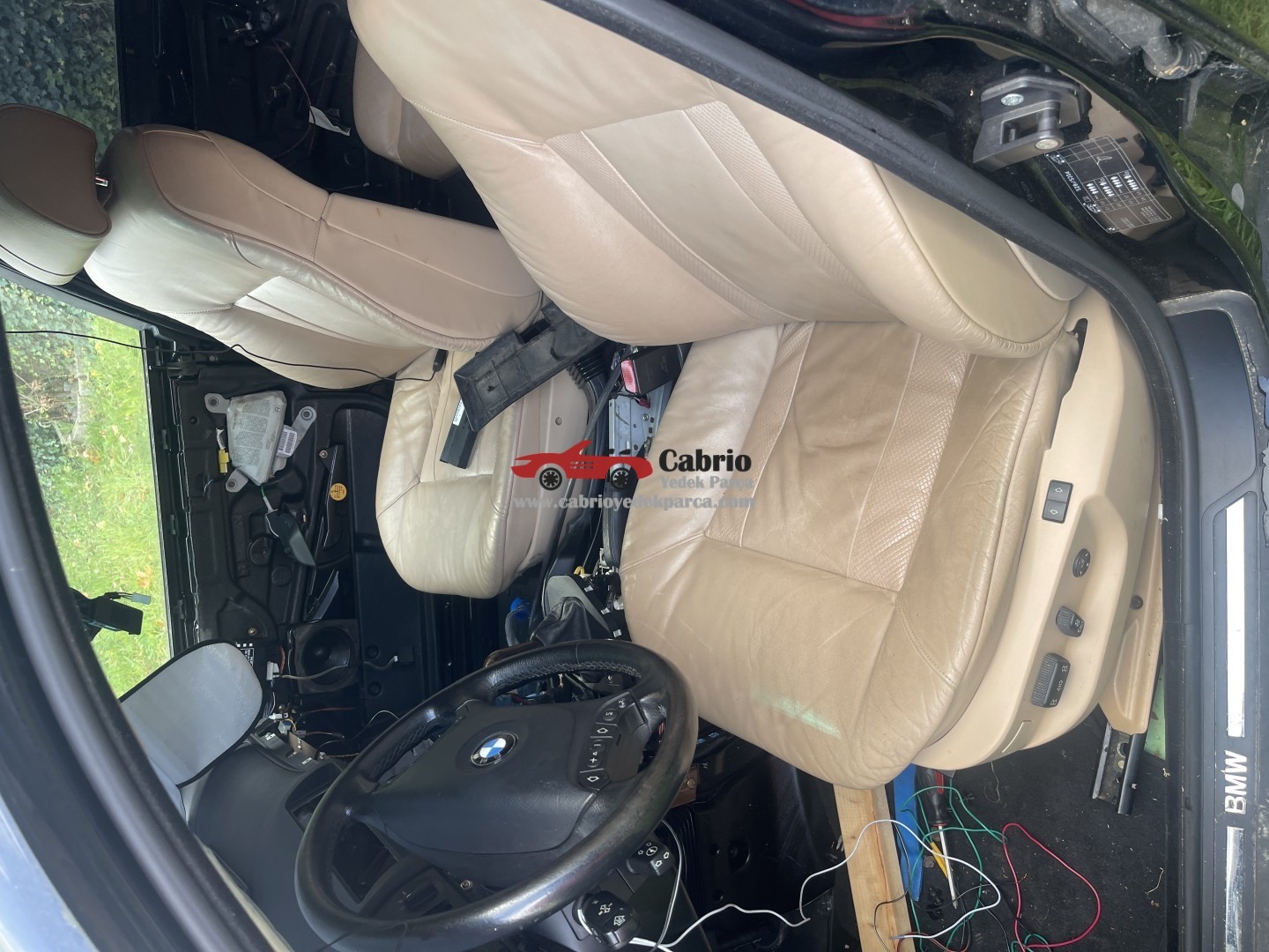 BMW E39 E38 UYUMLU ORJİNAL ELEKTRİKLİ BEJ RENK KOMFORT HİGLİNE ÖZEL DERİ SAĞ SOL ISITMALI KOLTUK TEMİZ