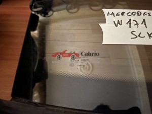MERCEDES SLK R171 CABRİO UYUMLU ORJİNAL A1716700002 HARDTOP ARKA CAM ÇIKMA TEMİZ