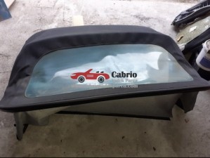 PORSCHE BOXSTER 986 UYUMLU TENTE ORJİNAL SİYAH ÇIKMA TEMİZ HATASIZ ORJİNAL TENTE PLASTİK CAMI ÜZERİNDEDİR