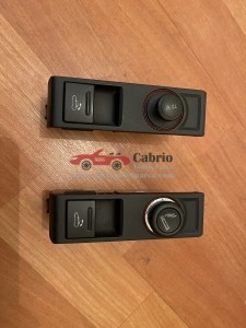 AUDİ A3 8P A4 B6 CABRİO UYUMLU ORJİNAL TENTE DÜĞMESİ ÇERÇEVESİYLE BİRLİKTE ÇAKMAKLIK TEMİZ ÇIKMA