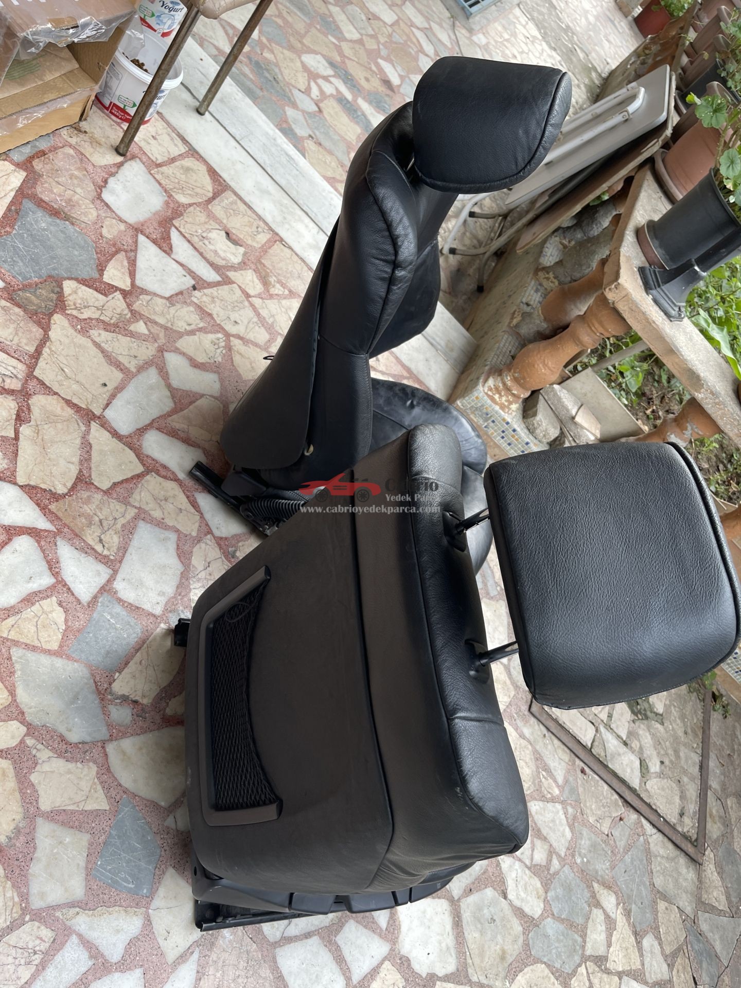 BMW E46 SEDAN 4 KAPI UYUMLU RECARO ISITMALI SİYAH DERİ SAĞ SOL ORJİNAL TEMİZ KOLTUK ÇIKMA