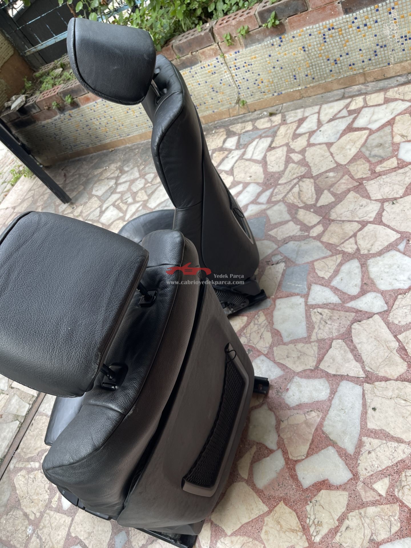 BMW E46 SEDAN 4 KAPI UYUMLU RECARO ISITMALI SİYAH DERİ SAĞ SOL ORJİNAL TEMİZ KOLTUK ÇIKMA