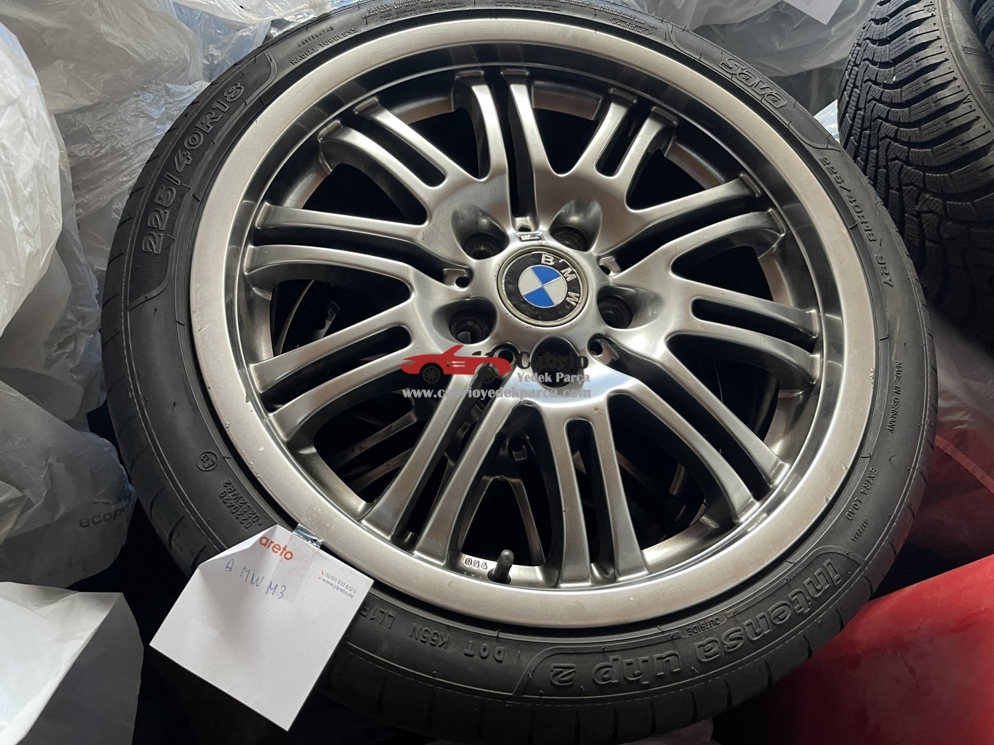 BMW M3 E46 ORJİNAL STYLİNG 67 JANT LASTİK TAKIMI ÇIKMA TEMİZ ORJİNAL BOYASI KIRIK KAYNAK ÇATLAK YOK TERTEMİZ SIFIR GİBİ 