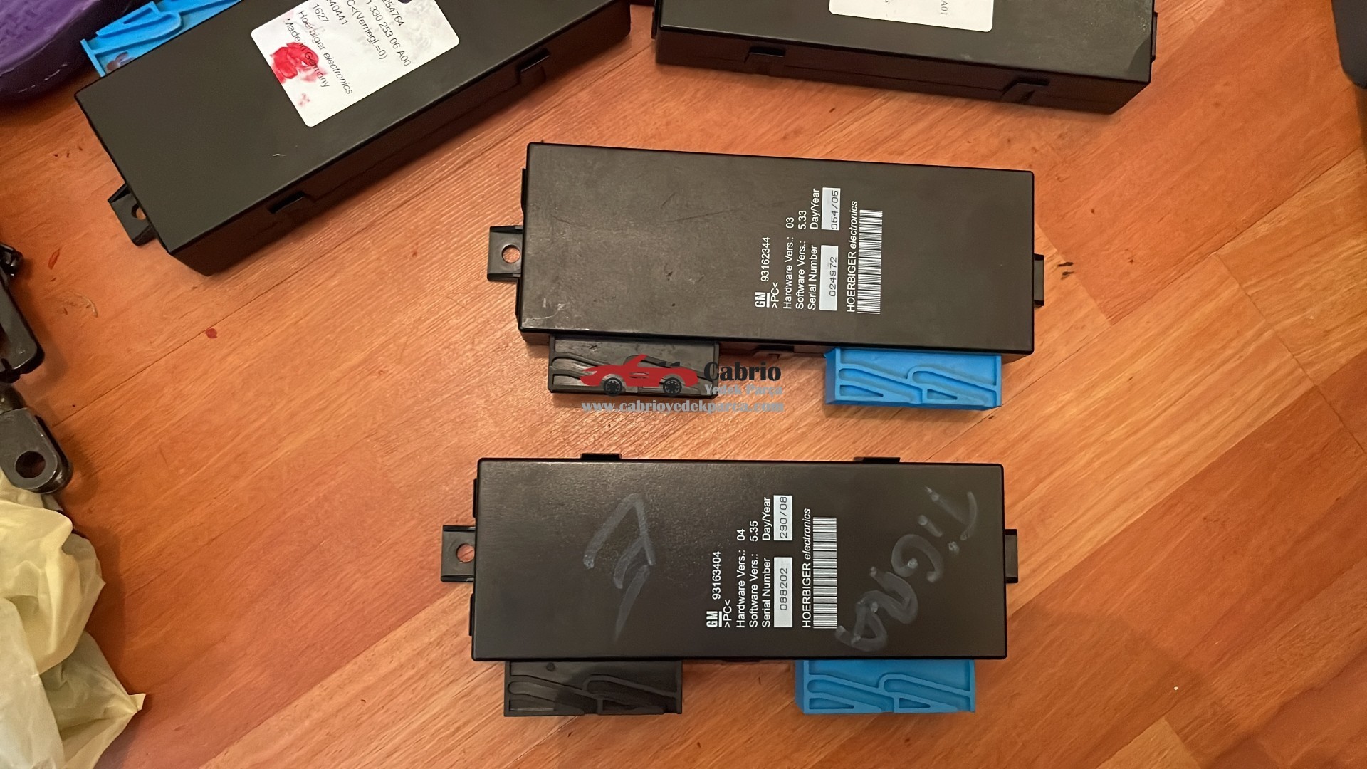 OPEL TiGRA CABRİO COUPE UYUMLU TENTE HARDTOP BEYNİ 93162344 ÇIKMA ORJİNAL 